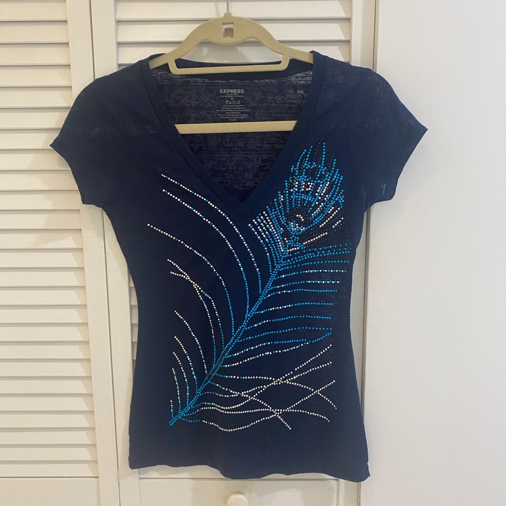 Express v neck tee.